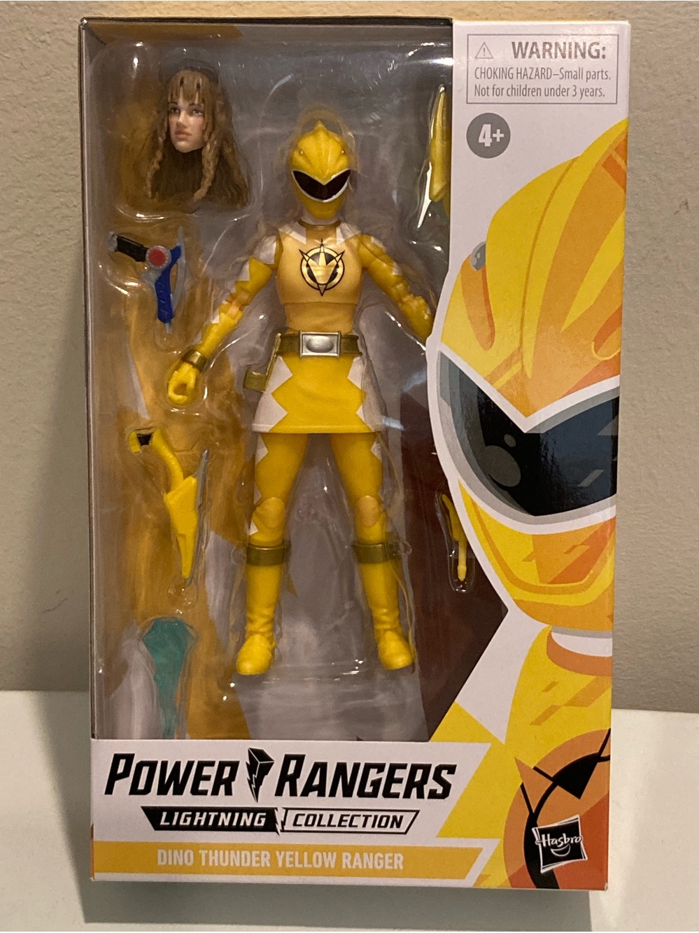 NEW Hasbro Yellow Power Rangers Lightning Collection Dino Thunder Action Figure